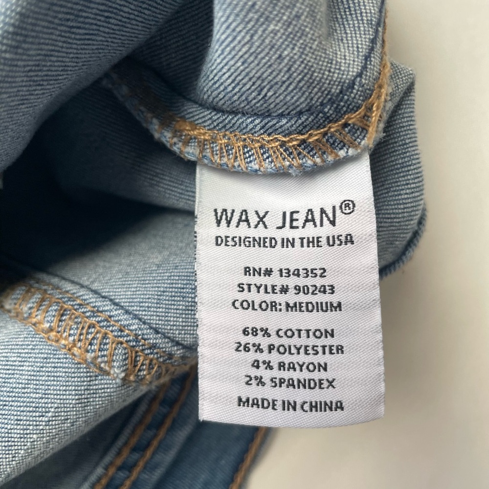 Wax Jean Long Sleeve Denim Jacket - Picture 4 of 10